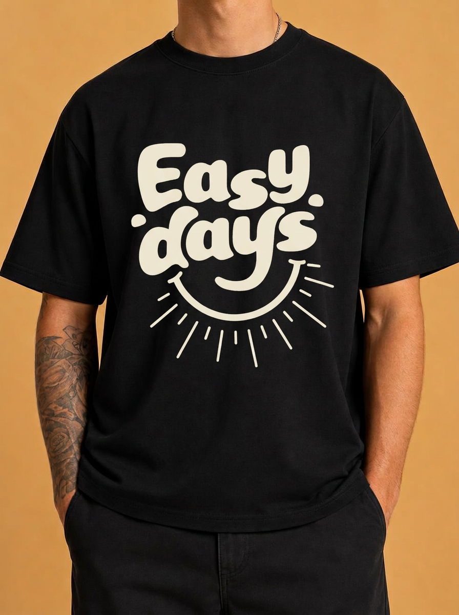 Drop-Shape Street Tee — Easy Days Collection V1