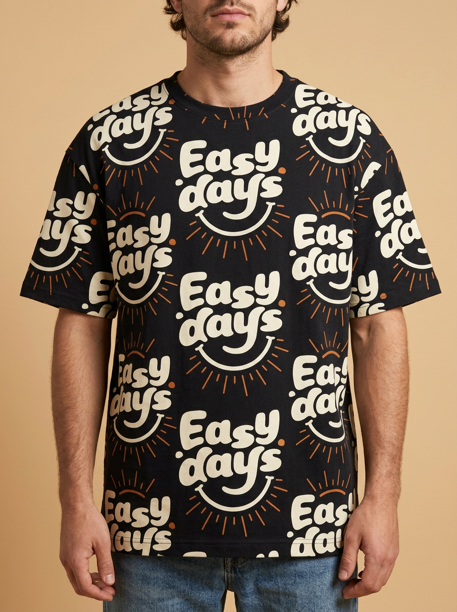 All-Over Print Tee — Easy Days Collection V1