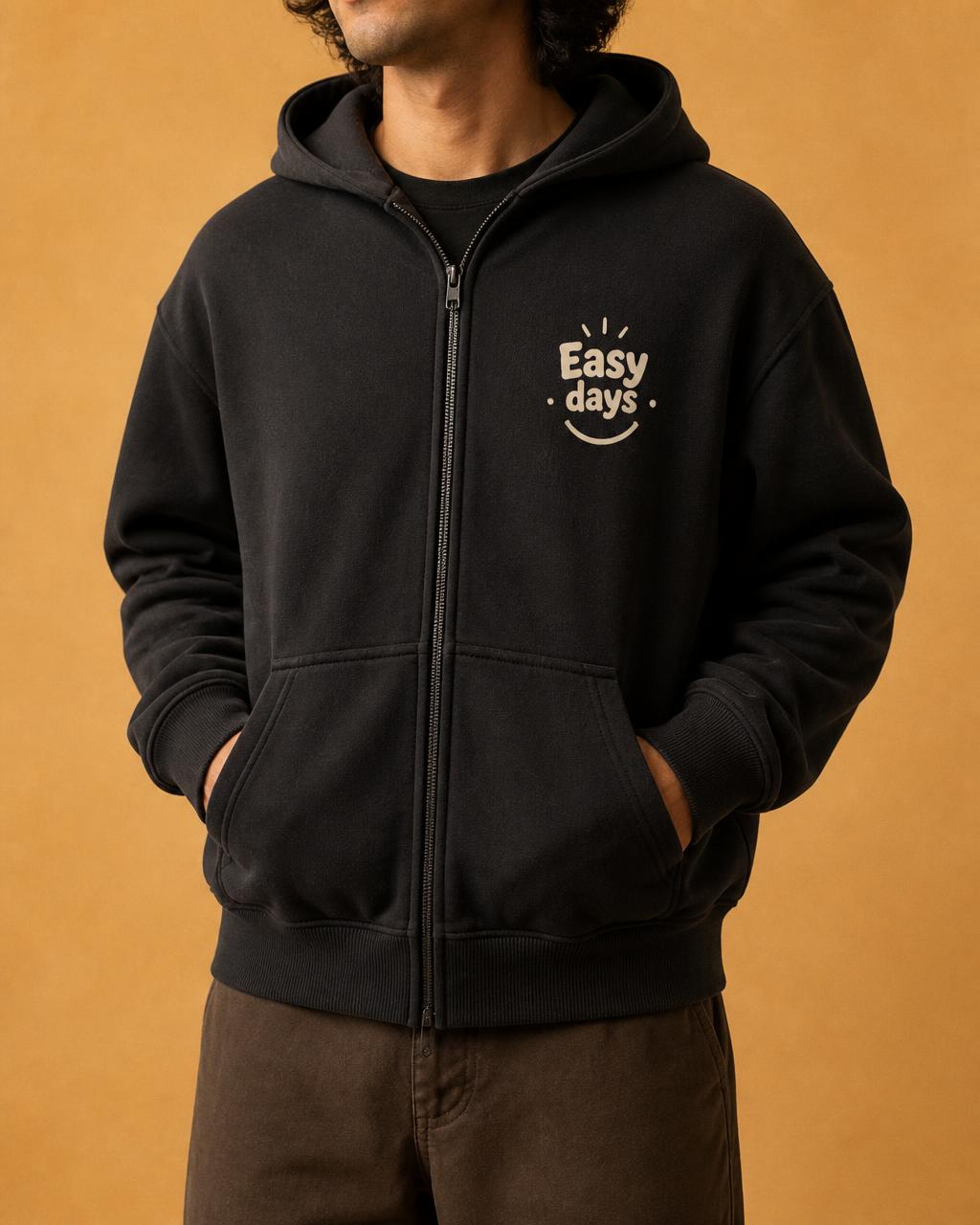 Zip-Through Hoodie — Easy Days Collection V1