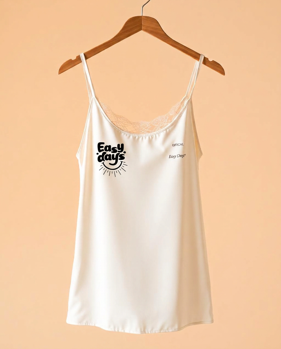 Women's Satin Camisole Tank — Easy Days Collection V1
